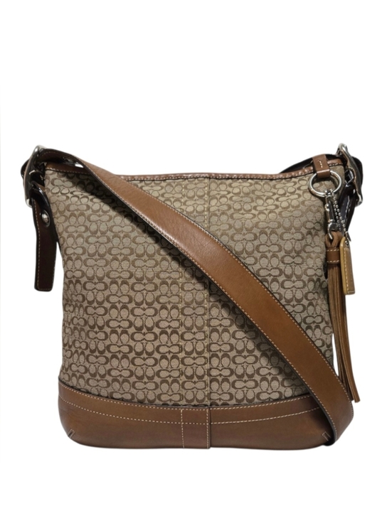 Coach Handbags - Coach (Vintage) F066-F10417 Signature Mini "C" Covertible/Shoulder Bag-EUC